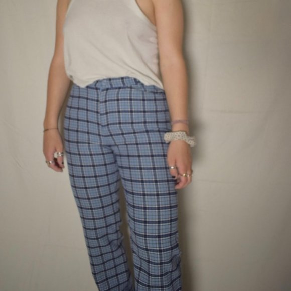 Vintage Thomas Burberry Wool Plaid Pants - Picture 8 of 9